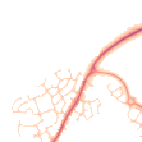 Daytime road noise heatmap for SG18 0QF