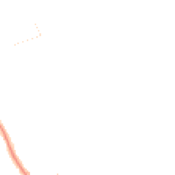 Night-time road noise heatmap for SG18 8NP