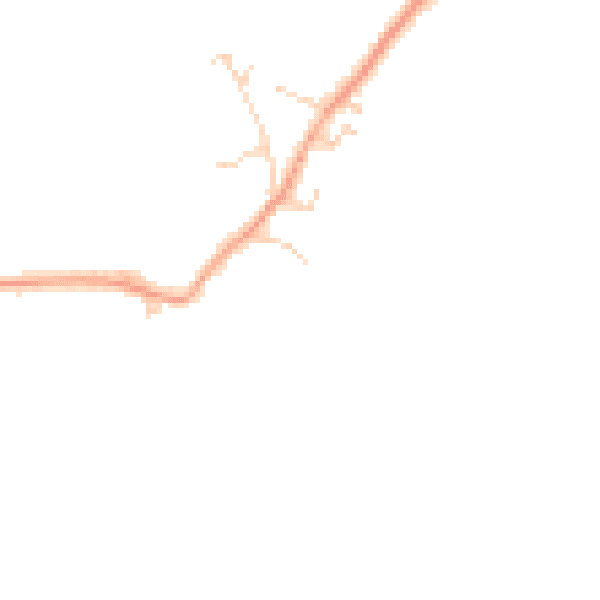 Daytime road noise heatmap for SG18 8RF