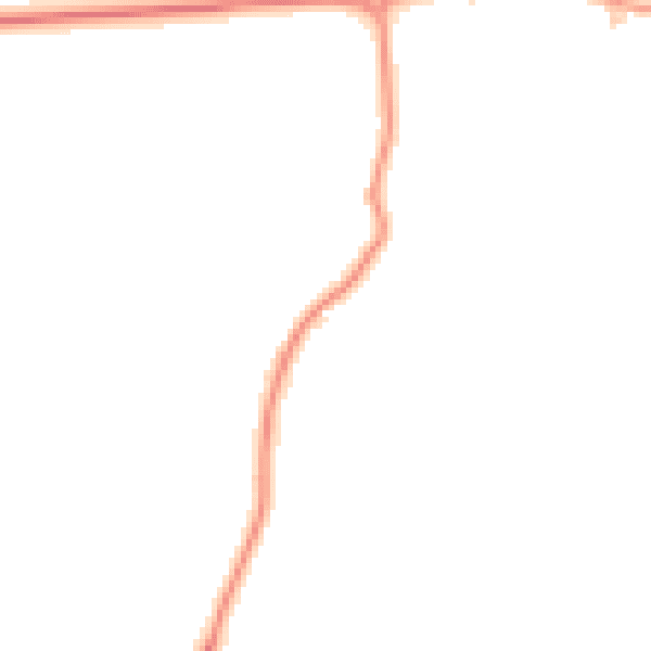 Daytime road noise heatmap for SG18 8RH