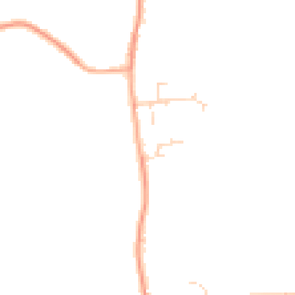 Daytime road noise heatmap for SG18 9AB