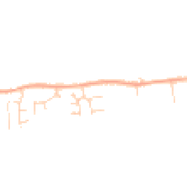 Daytime road noise heatmap for SG18 9BG