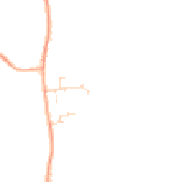 Daytime road noise heatmap for SG18 9FT