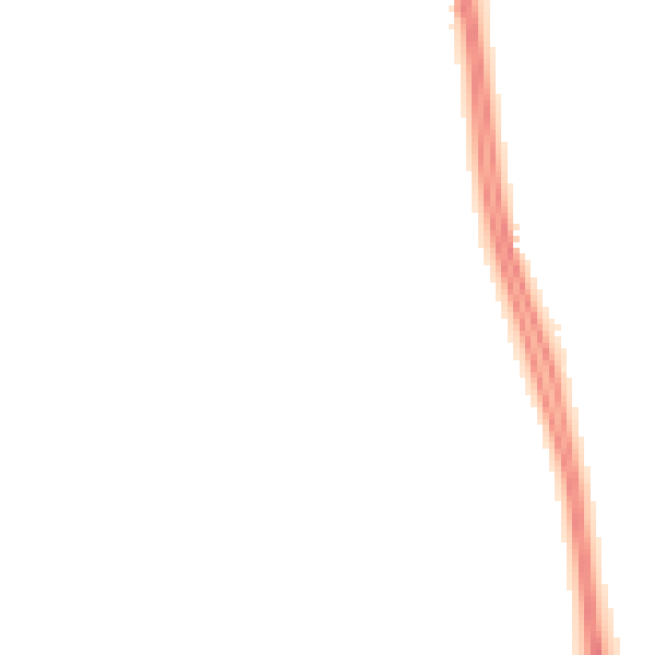 Night-time road noise heatmap for SG18 9GU