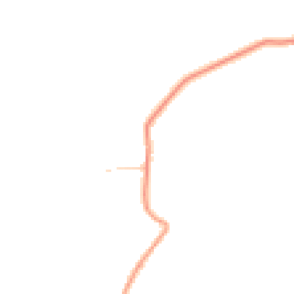 Daytime road noise heatmap for SG18 9HA