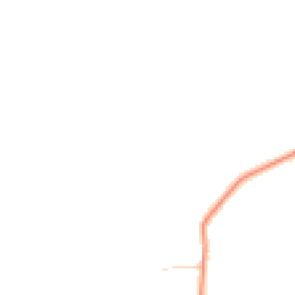 Daytime road noise heatmap for SG18 9HF