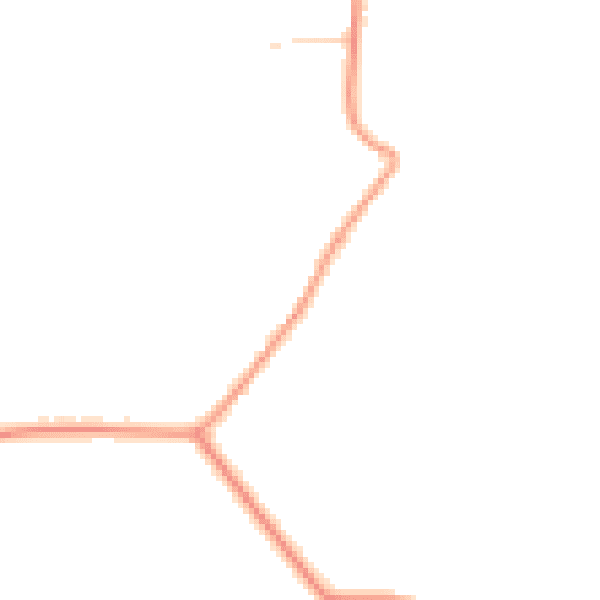 Daytime road noise heatmap for SG18 9HQ