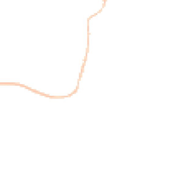 Night-time road noise heatmap for SG18 9SE
