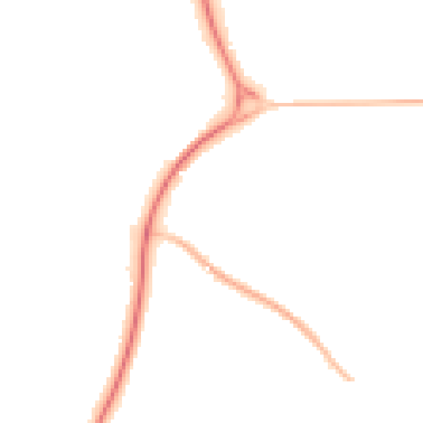 Night-time road noise heatmap for SG2 0EA