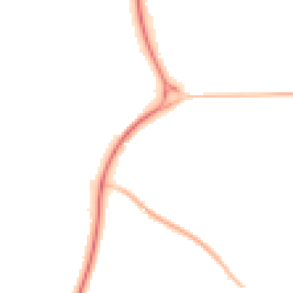 Night-time road noise heatmap for SG2 0EB