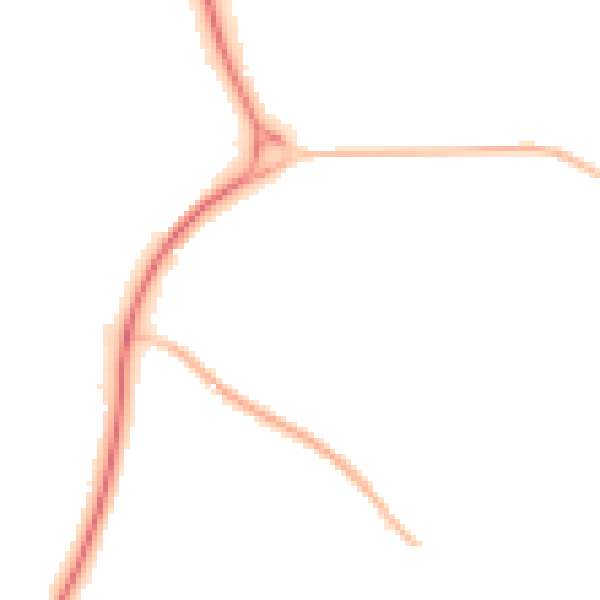 Night-time road noise heatmap for SG2 0EF