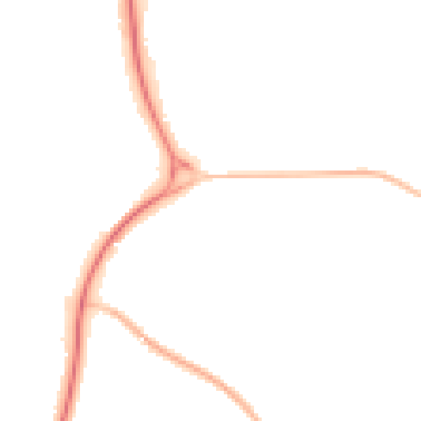 Night-time road noise heatmap for SG2 0EG
