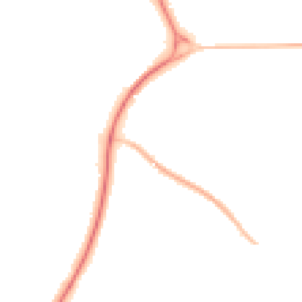 Night-time road noise heatmap for SG2 0ES