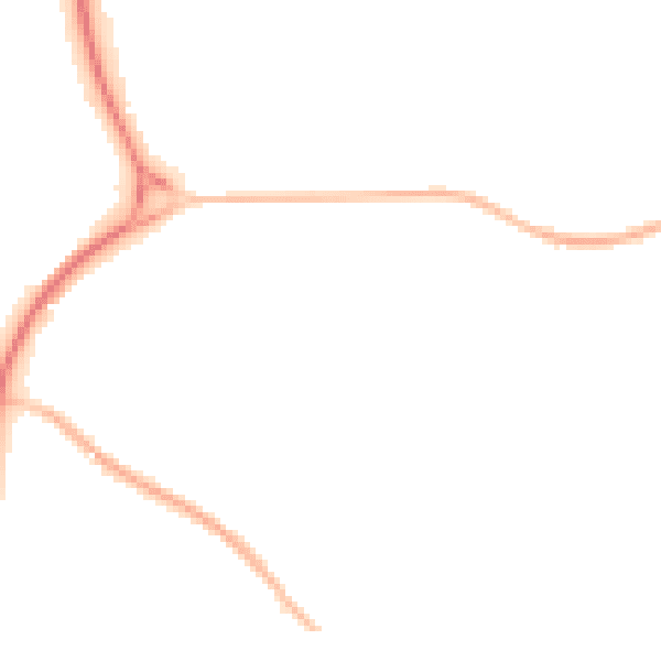 Night-time road noise heatmap for SG2 0EU