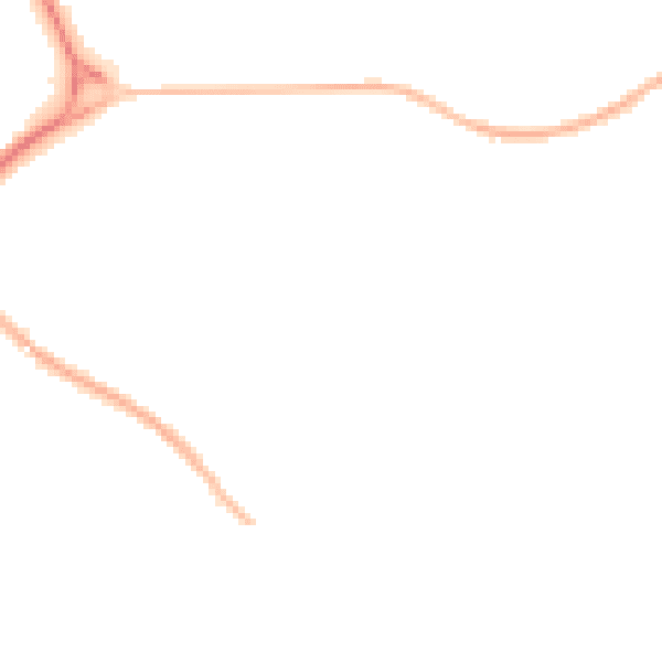 Night-time road noise heatmap for SG2 0EX