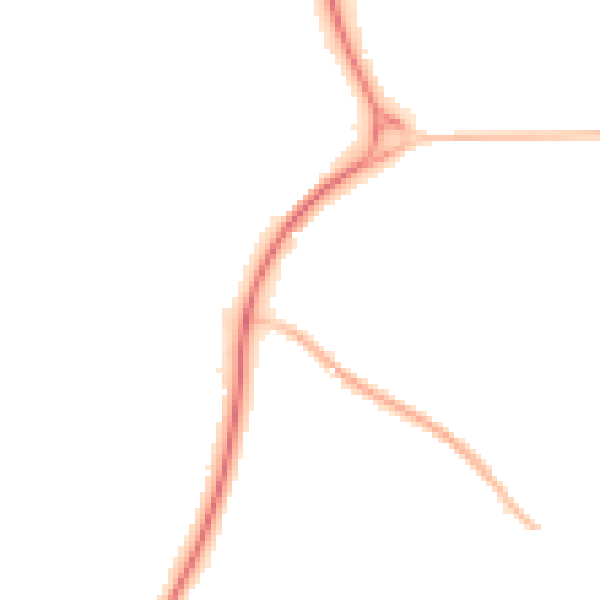 Night-time road noise heatmap for SG2 0NA