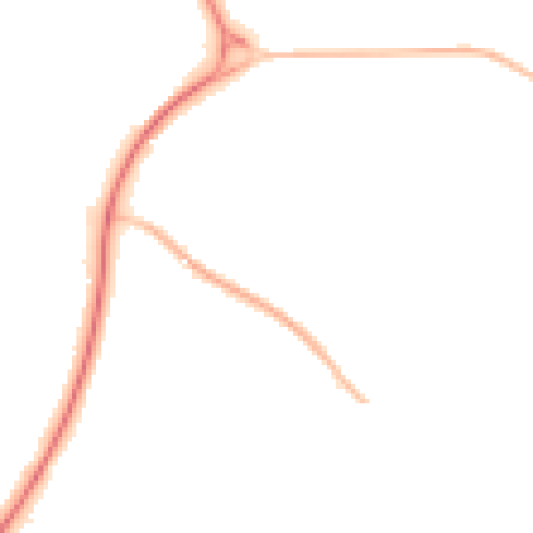 Night-time road noise heatmap for SG2 0WE
