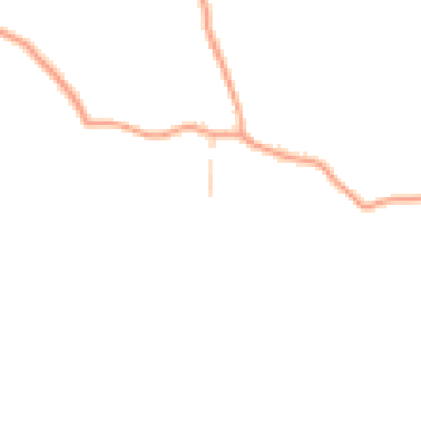 Daytime road noise heatmap for SG2 7AL