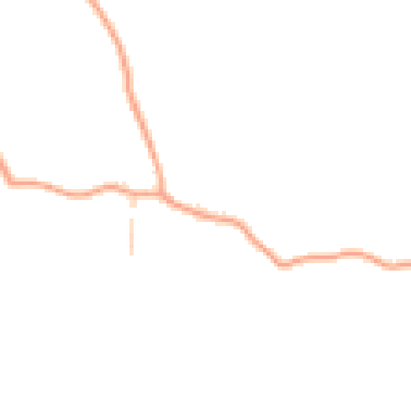 Daytime road noise heatmap for SG2 7AN