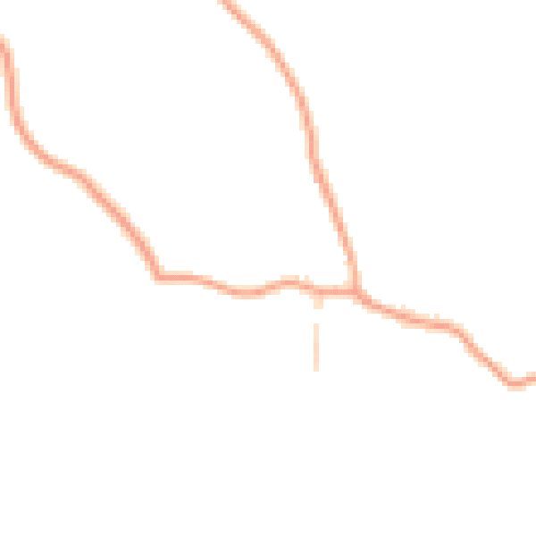 Daytime road noise heatmap for SG2 7AQ