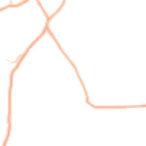 Daytime road noise heatmap for SG2 7EG
