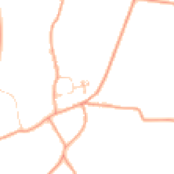 Daytime road noise heatmap for SG2 7HR