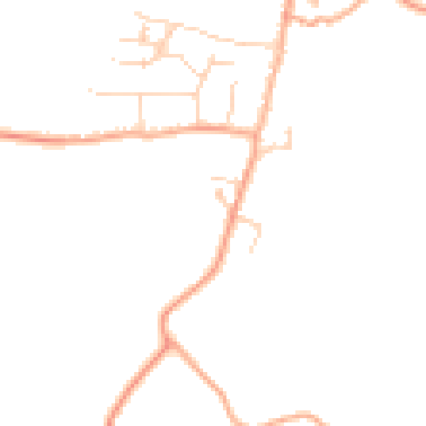 Daytime road noise heatmap for SG2 7JS