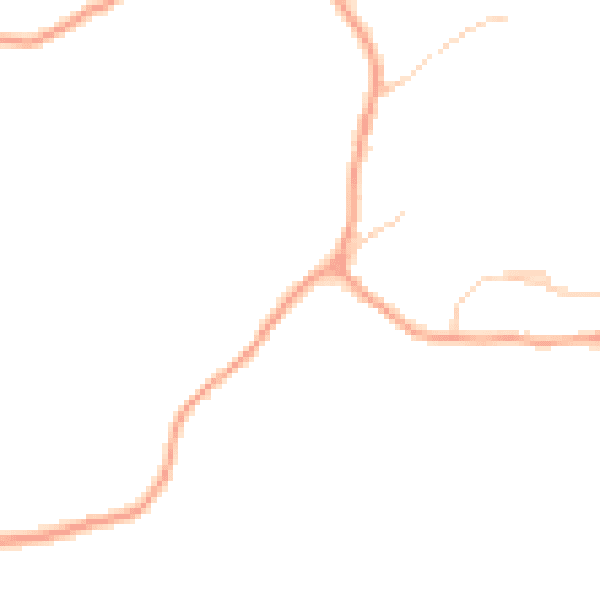Daytime road noise heatmap for SG2 7LH