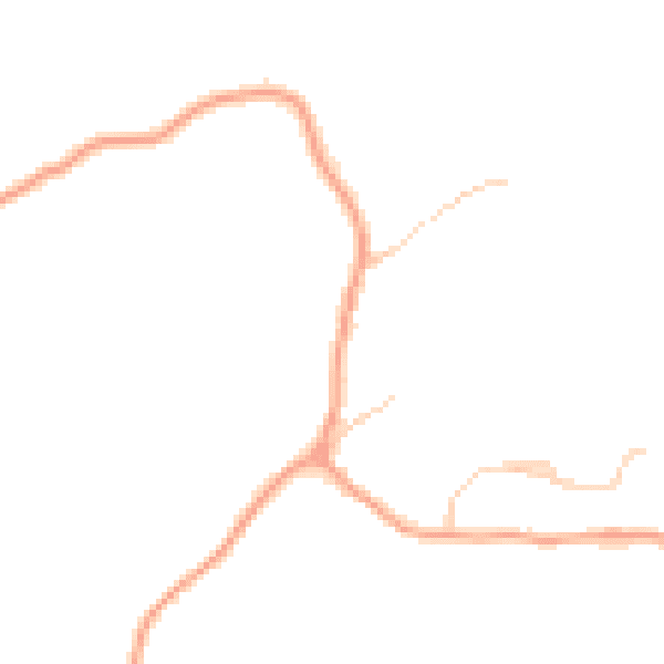 Daytime road noise heatmap for SG2 7LN