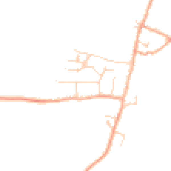 Daytime road noise heatmap for SG2 7NG