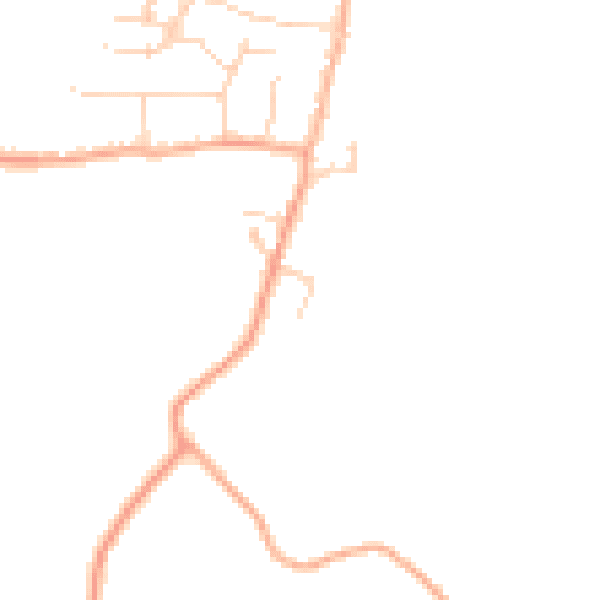Daytime road noise heatmap for SG2 7NR