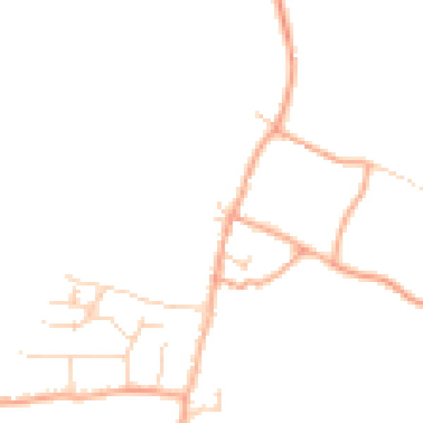 Daytime road noise heatmap for SG2 7PF
