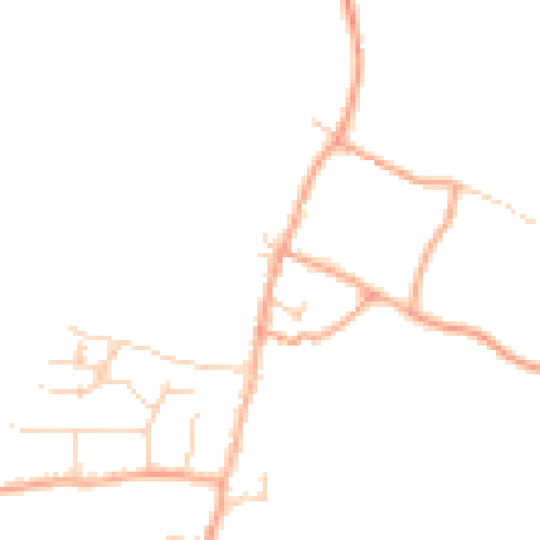 Daytime road noise heatmap for SG2 7PG