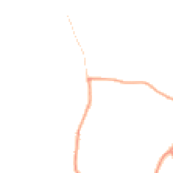 Daytime road noise heatmap for SG2 7PX