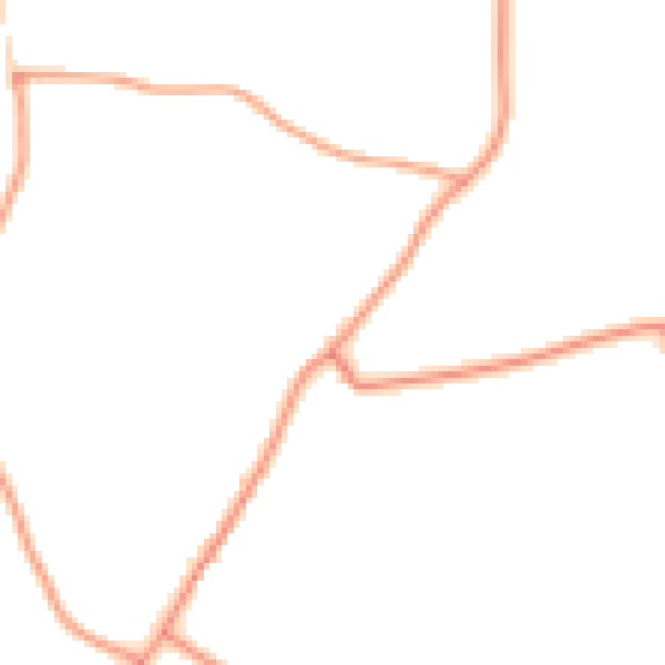 Daytime road noise heatmap for SG2 7PZ
