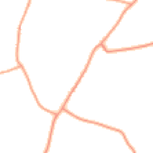 Daytime road noise heatmap for SG2 7QA