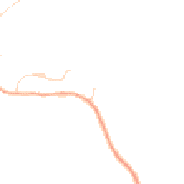 Daytime road noise heatmap for SG2 7QZ