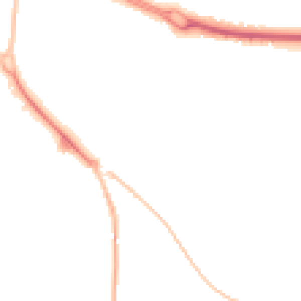 Night-time road noise heatmap for SG2 8DY
