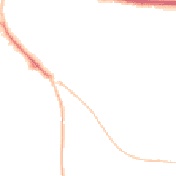 Night-time road noise heatmap for SG2 8DZ