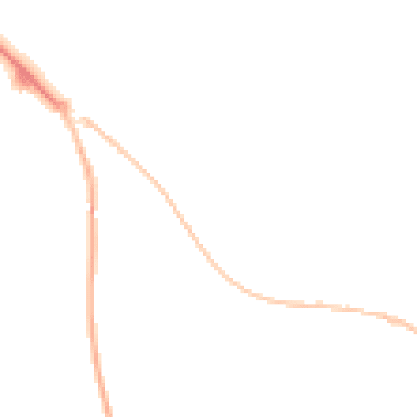 Night-time road noise heatmap for SG2 8RR