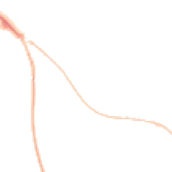 Night-time road noise heatmap for SG2 8RS