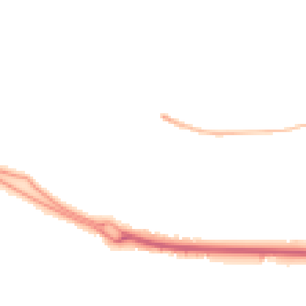 Night-time road noise heatmap for SG2 9AL