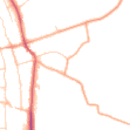 Daytime road noise heatmap for SG3 6AD