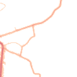 Daytime road noise heatmap for SG3 6AF