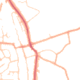 Daytime road noise heatmap for SG3 6AH