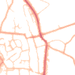 Daytime road noise heatmap for SG3 6AP