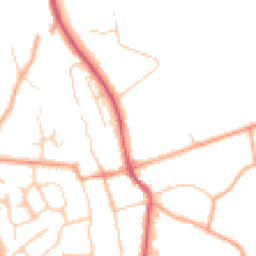 Daytime road noise heatmap for SG3 6AW