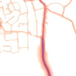 Daytime road noise heatmap for SG3 6BP