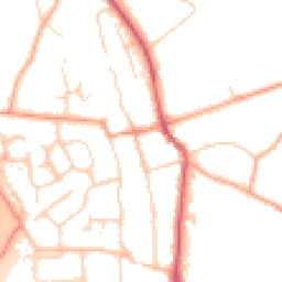 Daytime road noise heatmap for SG3 6DF