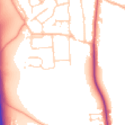 Daytime road noise heatmap for SG3 6DZ